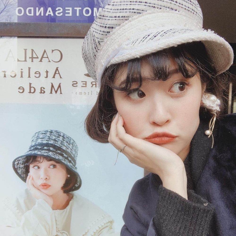 CA4LA tweed hat